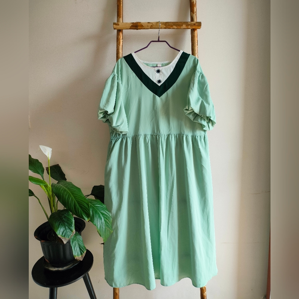 Preppy Colourblock Skater Dress - Picture 11 of 11